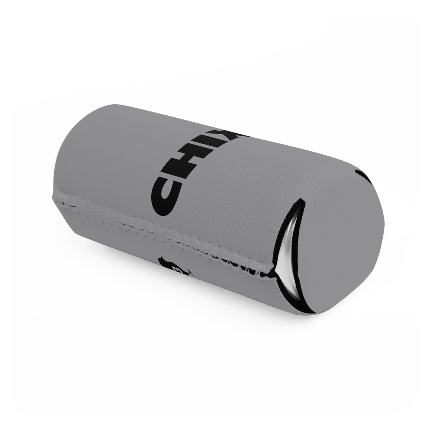 Slim Can Cooler - black on gray