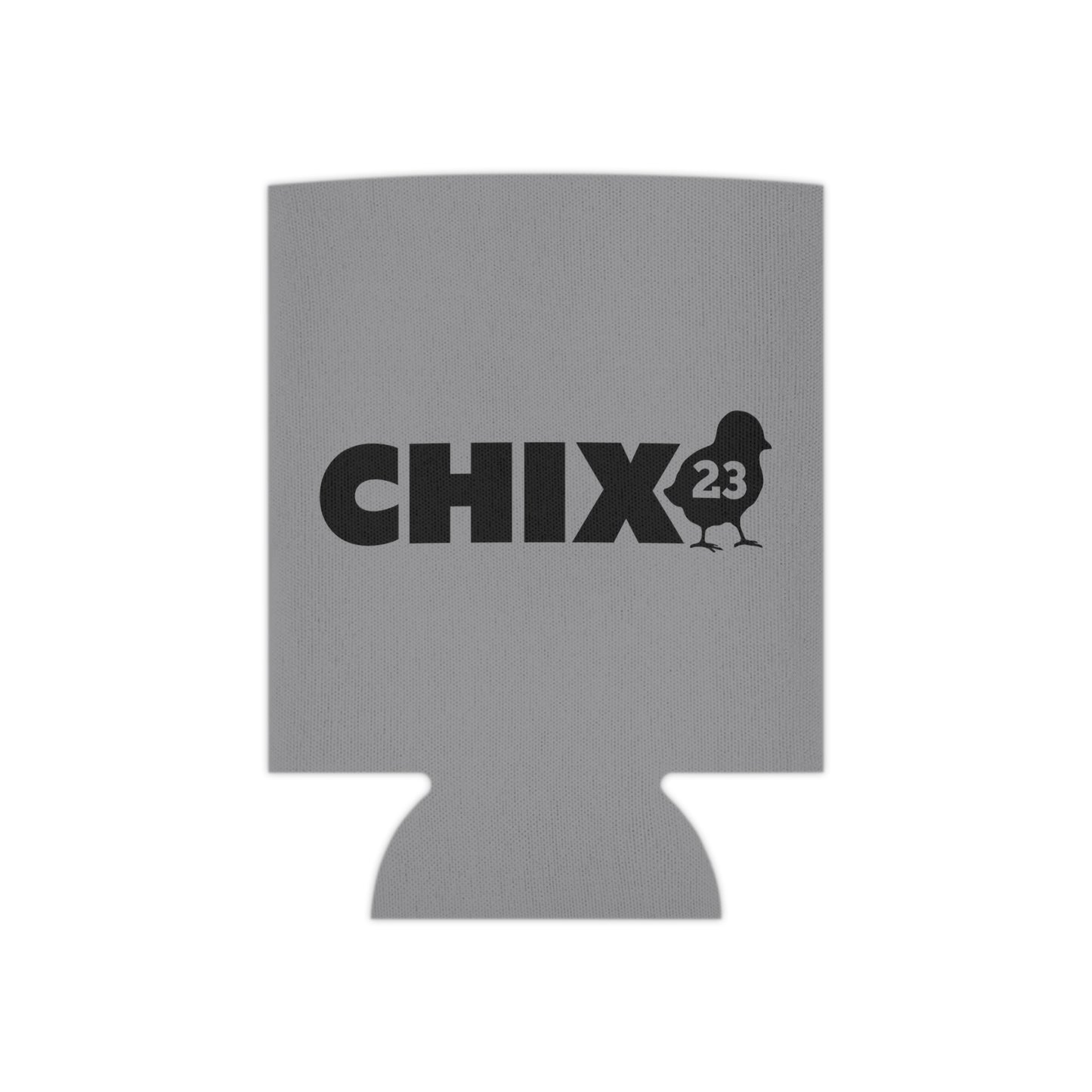 Regular Can Cooler - black on gray