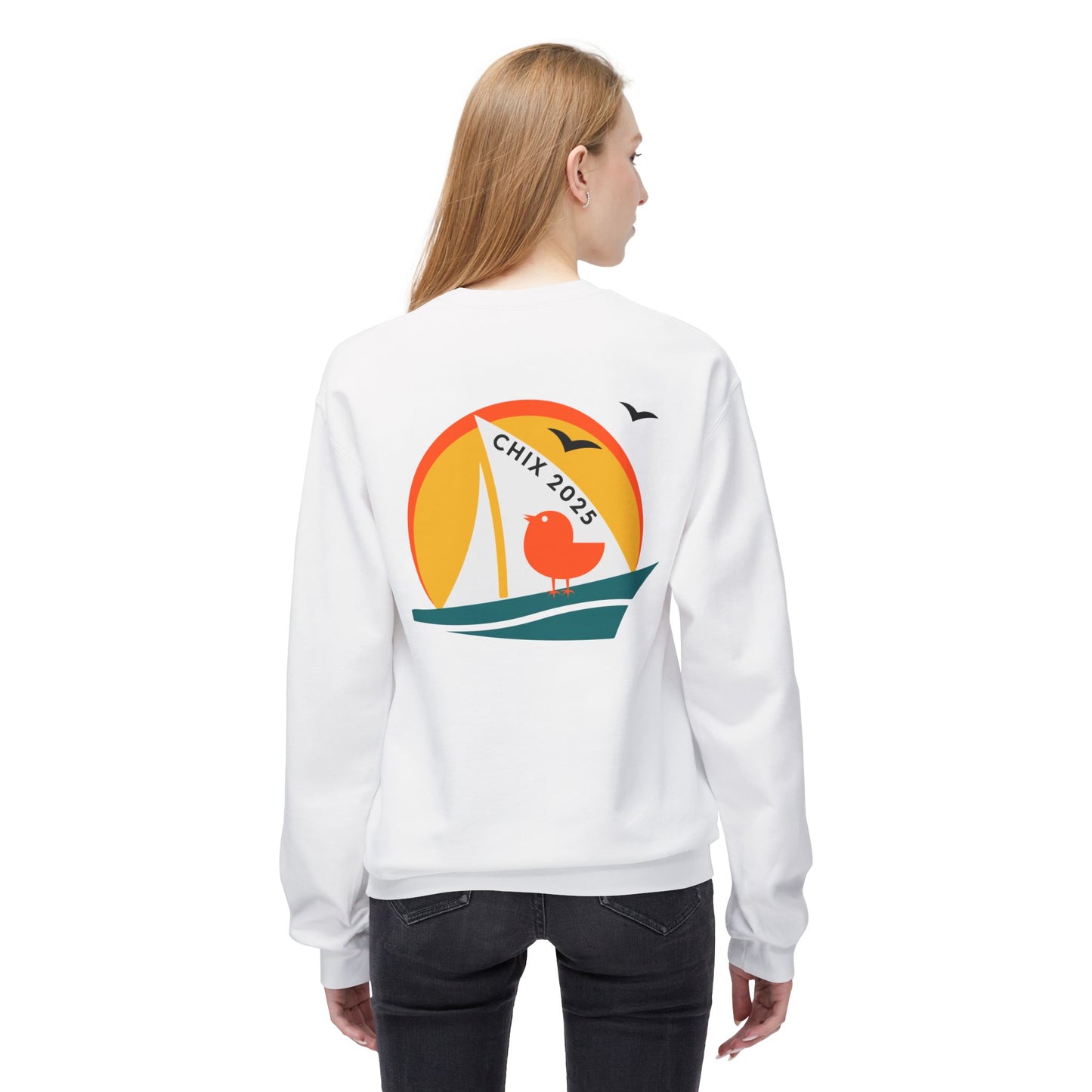 Chix 2025 Sweatshirt - teal and big boat