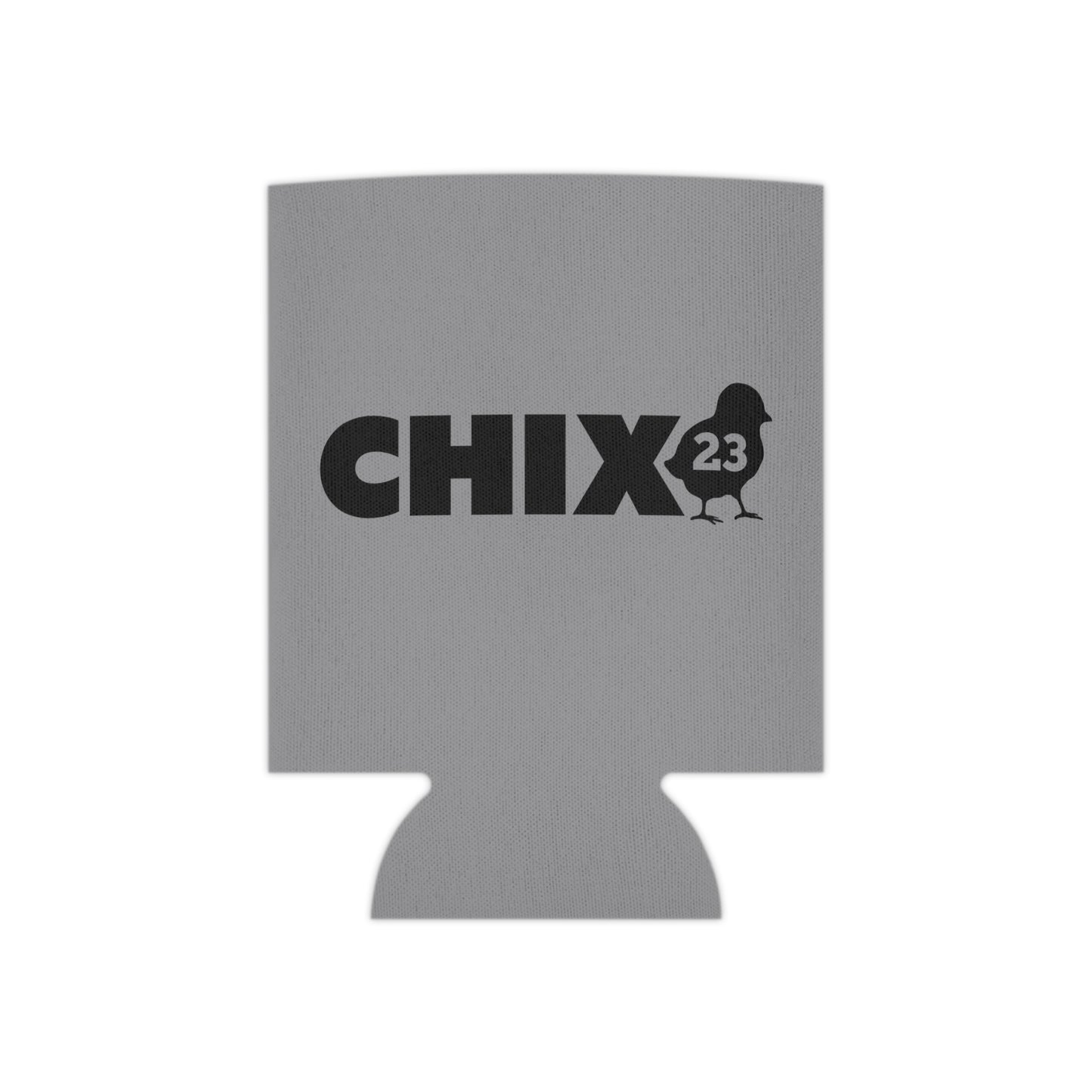 Regular Can Cooler - black on gray