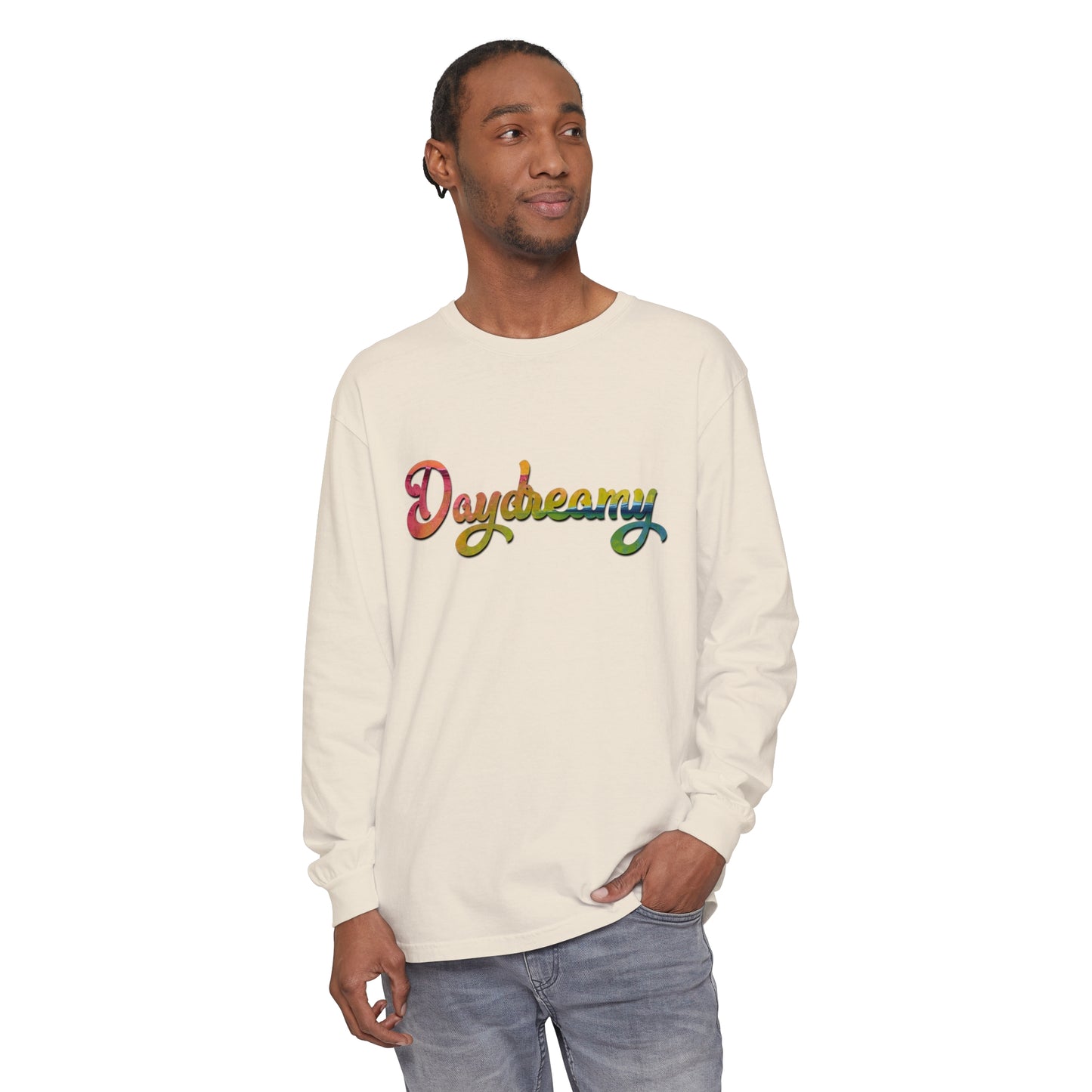 Daydreamy | Unisex Garment-dyed Long Sleeve T-Shirt