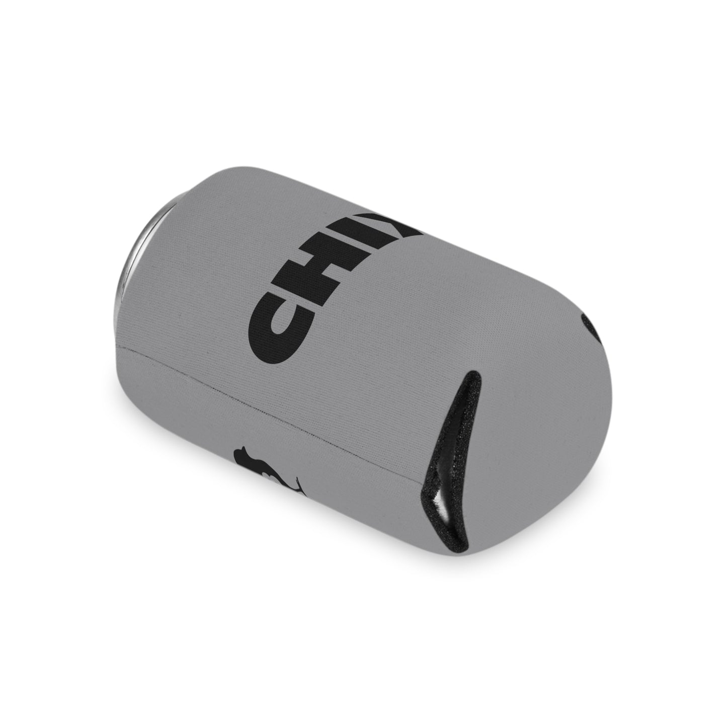 Regular Can Cooler - black on gray