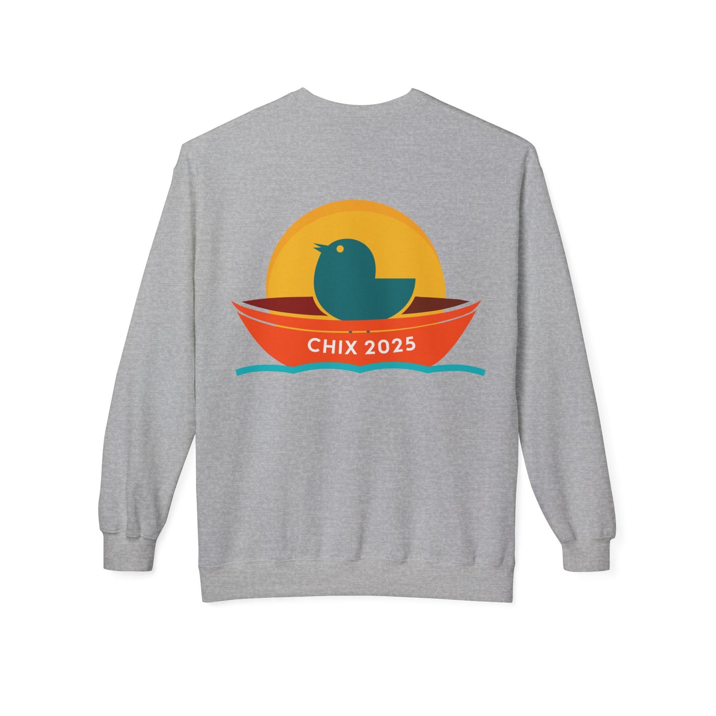 Chix 2025 Sweatshirt -orange and little boat