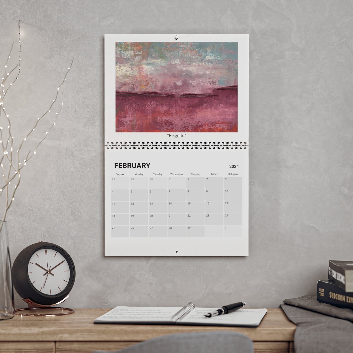 Heather Haymart Fine Art Calendar (2024)