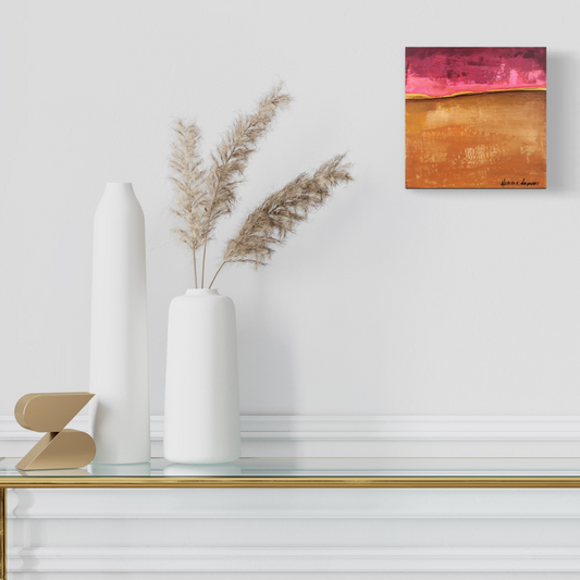 Golden Thread - original painting on the wall