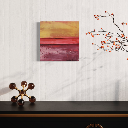 Keep Pushing - original painting on the wall