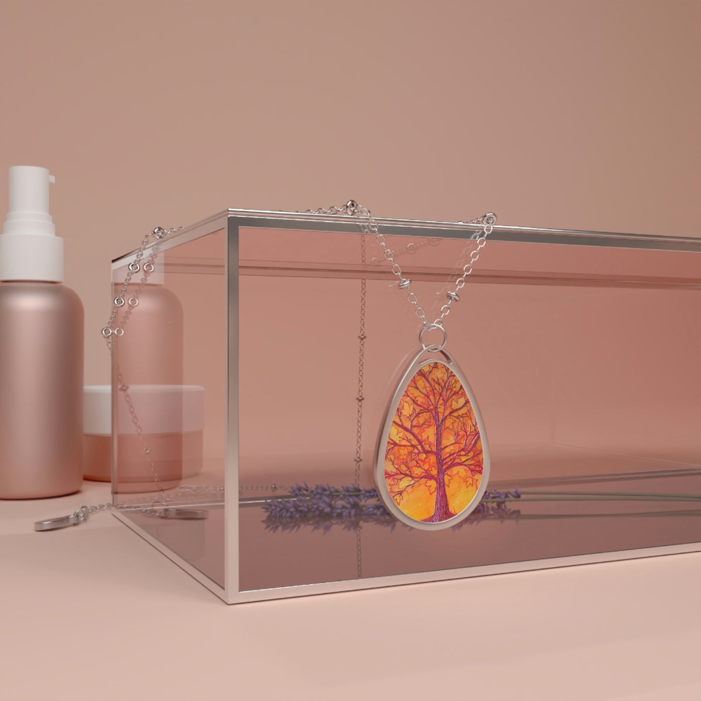 Art Necklace - Untouchable Warmth