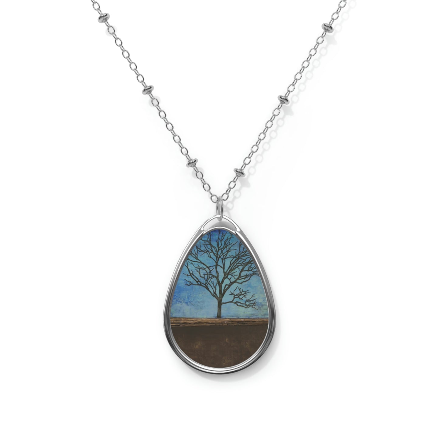 Art Necklace - Dark and Stormy