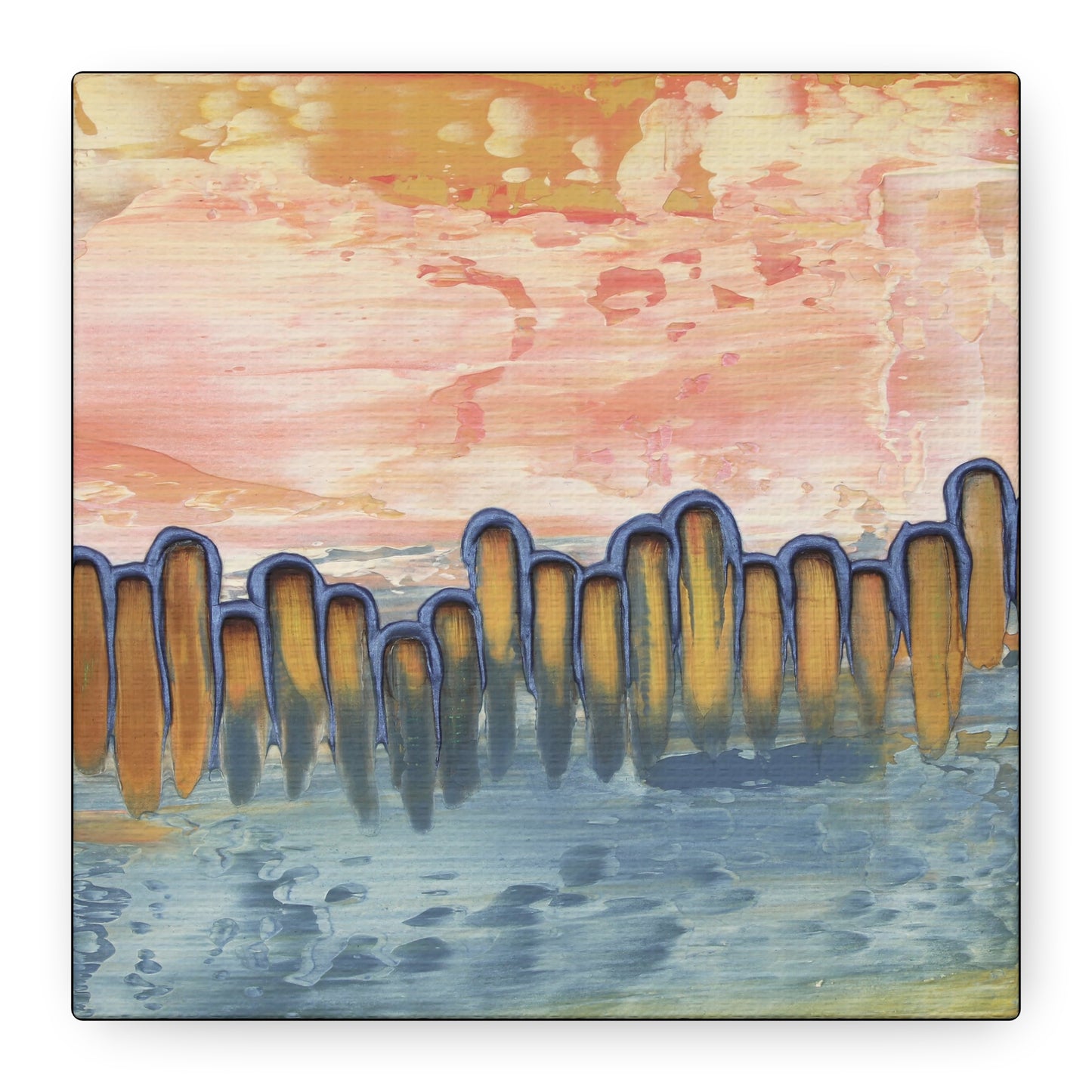 Strength in Numbers - Square Canvas Art Print