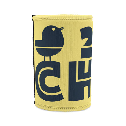 2026 Chix Koozie – black on yellow