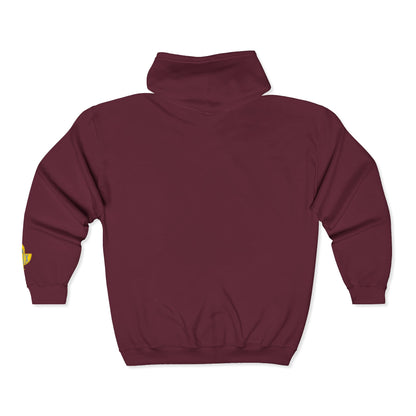 Chix 2026 Full-Zip Hoodie — embroidered light logos on chest and wrist