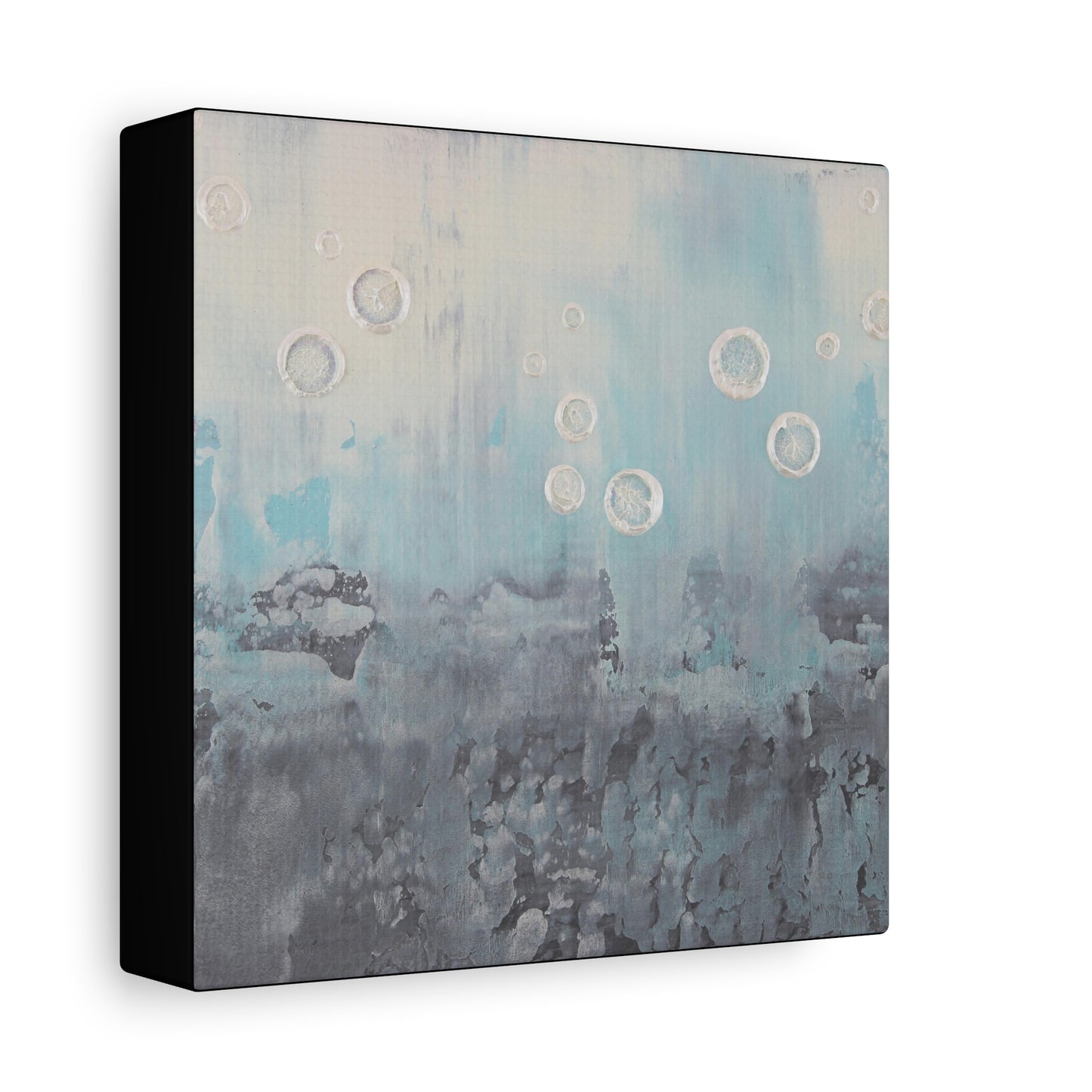 Drifting Slowly - Square Canvas Art Print