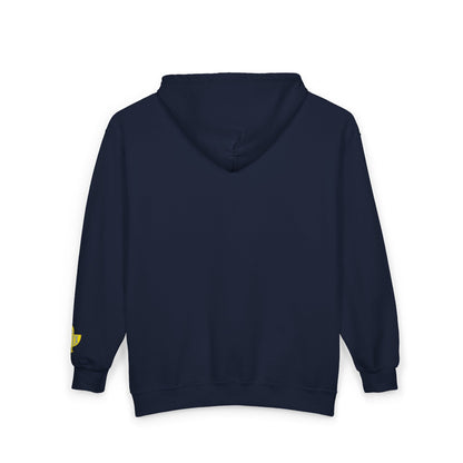 Chix 2026 Full-Zip Hoodie — embroidered light logos on chest and wrist
