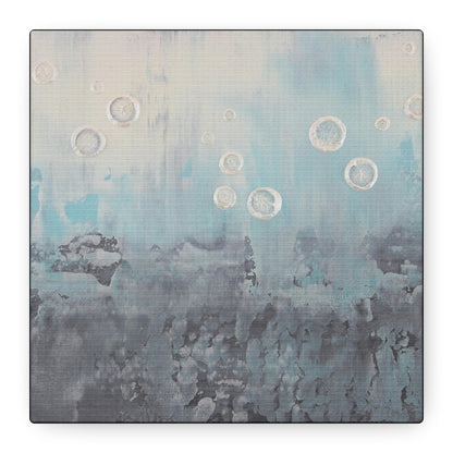 Drifting Slowly - Square Canvas Art Print
