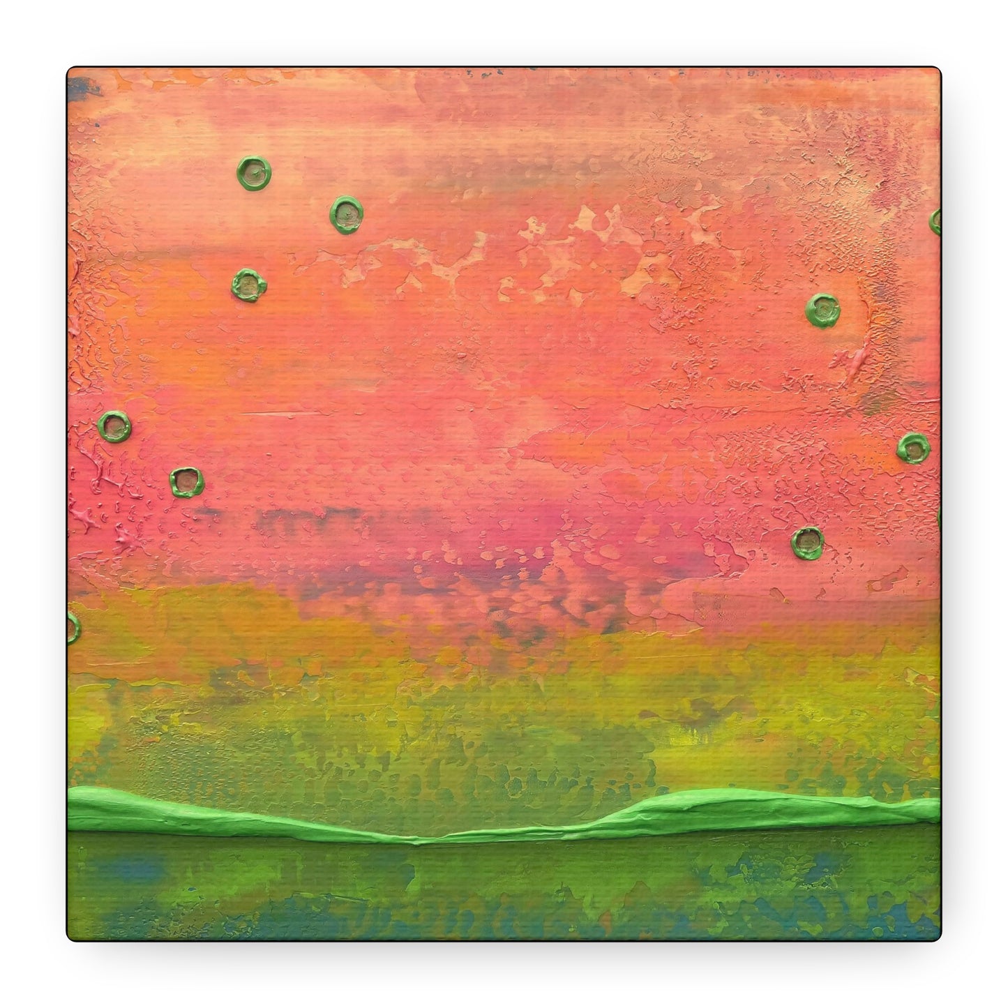 Elated - Square Canvas Art Print