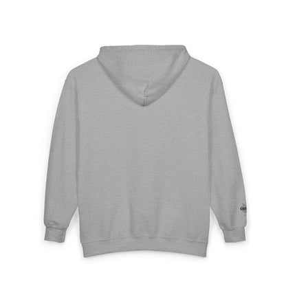 Chix 2026 Full-Zip Hoodie — embroidered dark logos on chest and wrist