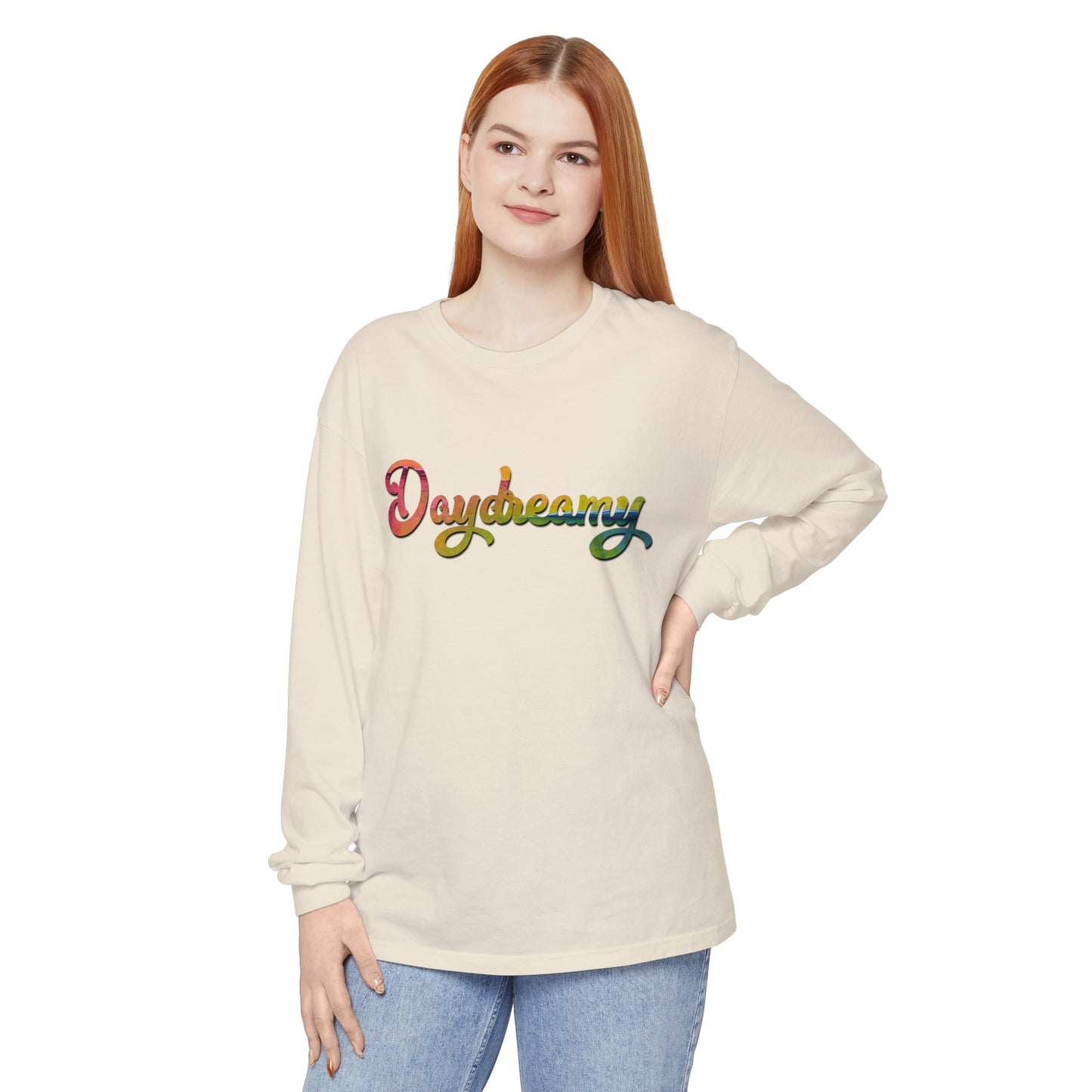 Daydreamy | Unisex Garment-dyed Long Sleeve T-Shirt