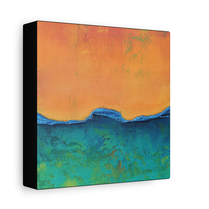 Wash Over - Square Canvas Art Print