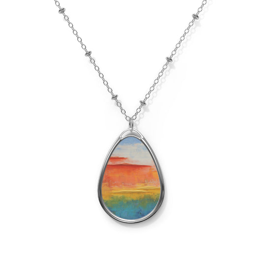Art Necklace - Simple Times