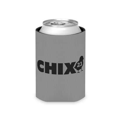 Regular Can Cooler - black on gray