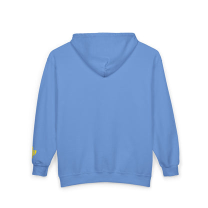 Chix 2026 Full-Zip Hoodie (fixed) — embroidered light logos on chest and wrist