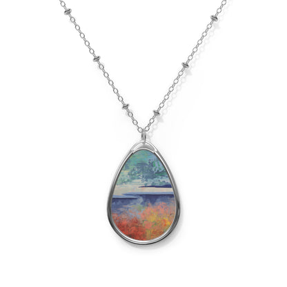 Art Necklace - Last Bits of Winter
