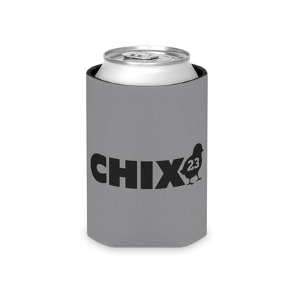 Regular Can Cooler - black on gray