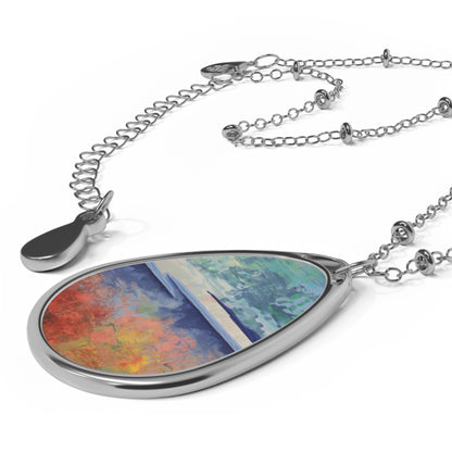 Art Necklace - Last Bits of Winter