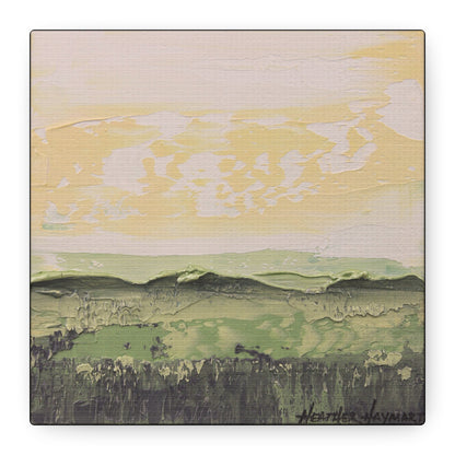 Taking Care - Square Canvas Art Print