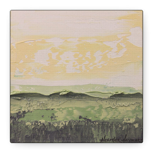 Taking Care - Square Canvas Art Print