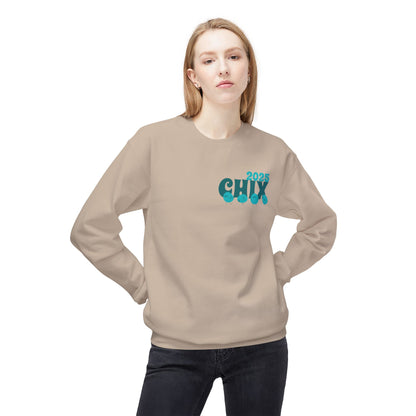 Chix 2025 Sweatshirt - teal and big boat