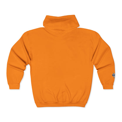 Chix 2026 Full-Zip Hoodie — embroidered dark logos on chest and wrist