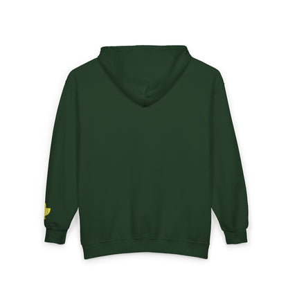 Chix 2026 Full-Zip Hoodie — embroidered light logos on chest and wrist