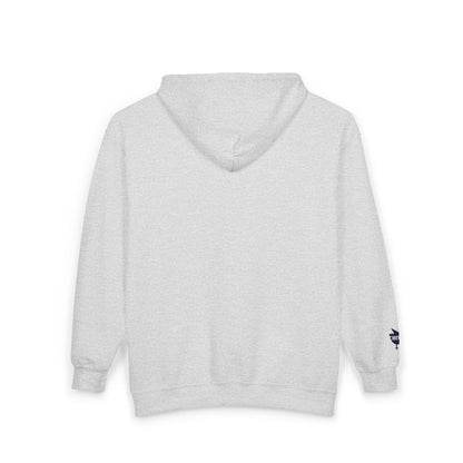 Chix 2026 Full-Zip Hoodie — embroidered dark logos on chest and wrist