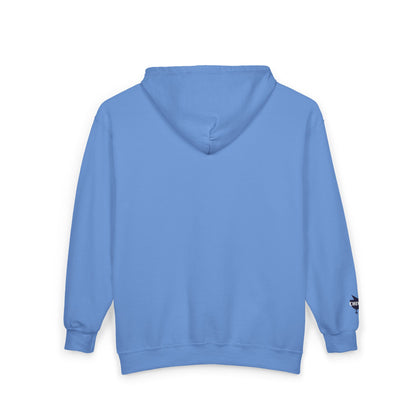 Chix 2026 Full-Zip Hoodie — embroidered dark logos on chest and wrist