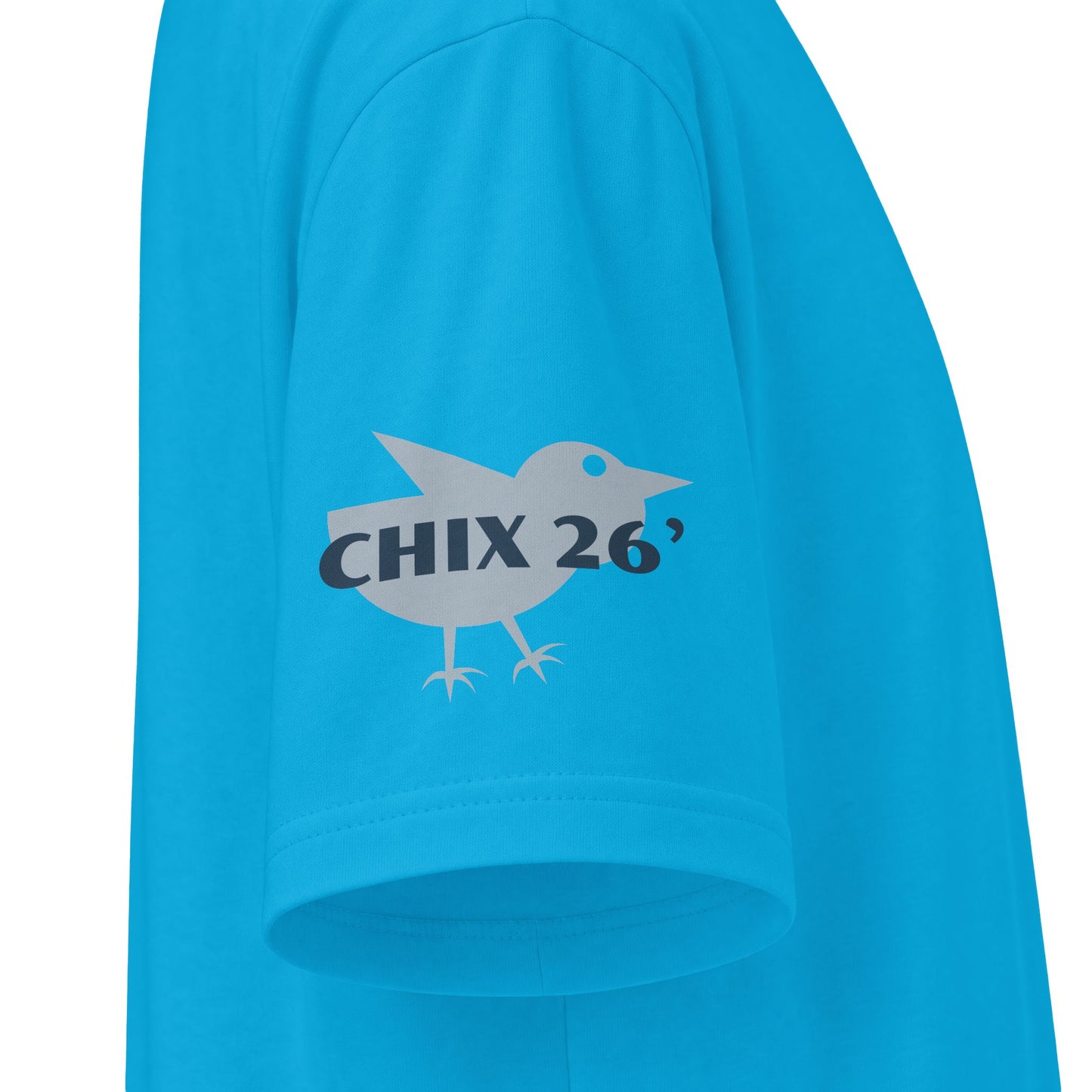 2026 Chix T-Shirt — dark logo on right arm and front
