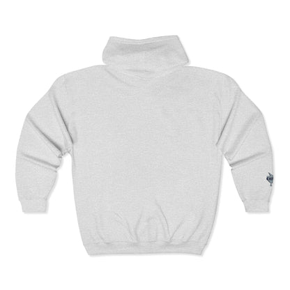Chix 2026 Full-Zip Hoodie — embroidered dark logos on chest and wrist