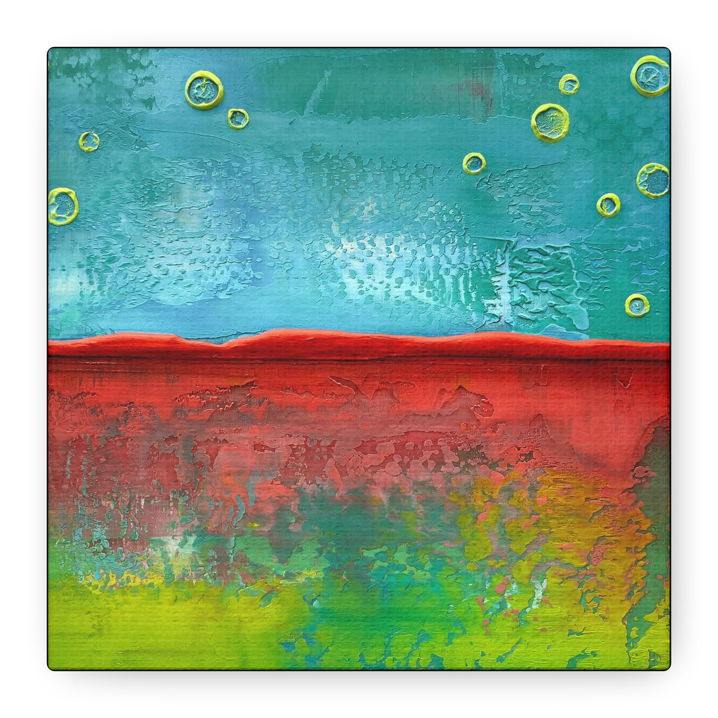 Joyful - Square Canvas Art Print