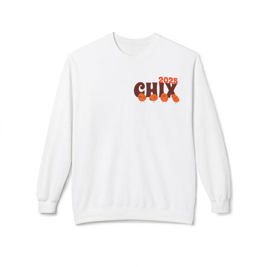 Chix 2025 Sweatshirt -orange and little boat