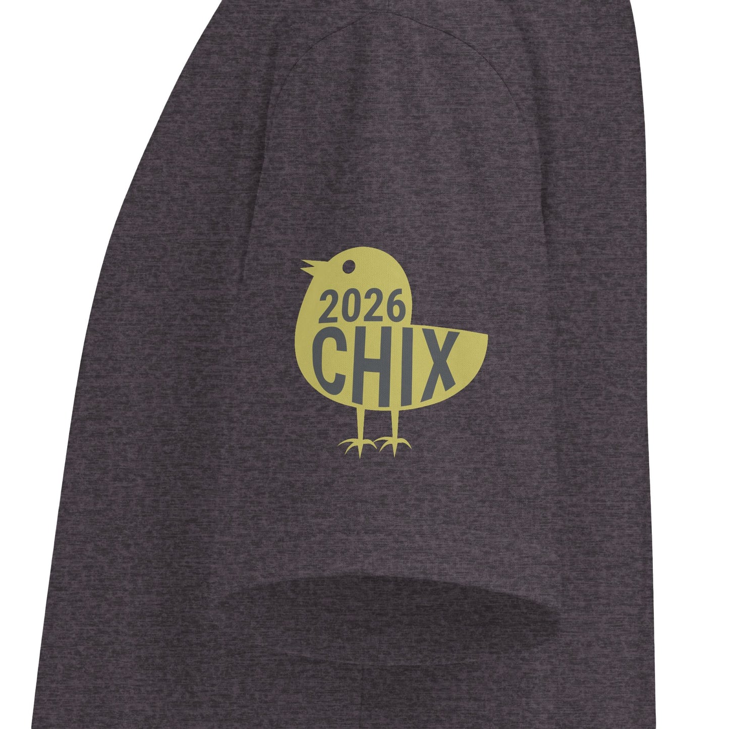 2026 Chix T-Shirt — light logo on left arm and front