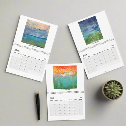 2025 Art Calendar - April, May, June