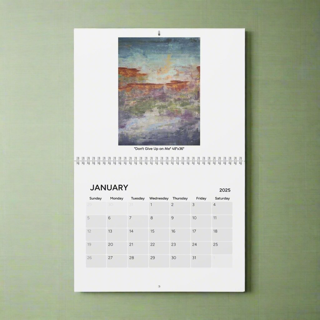 2025 Art Calendar - January