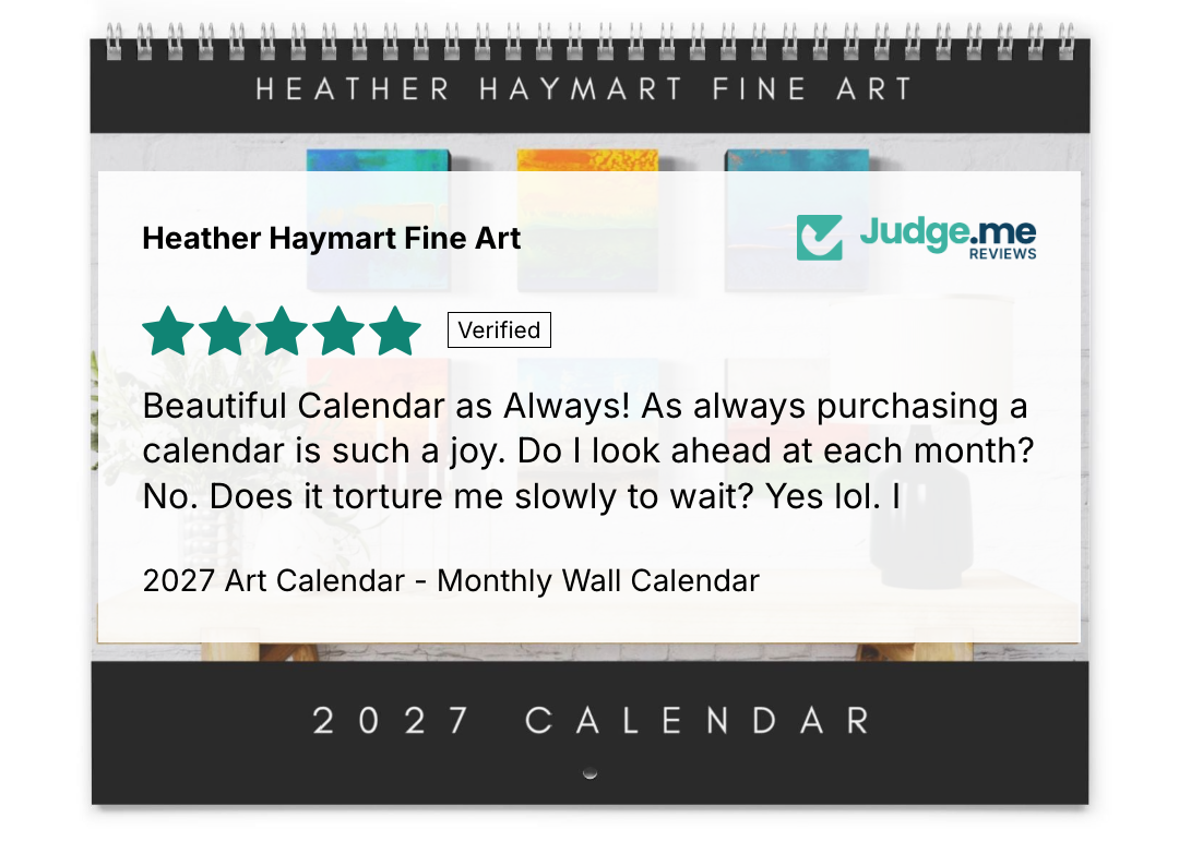 Happy customer reviews 2027 wall calendar