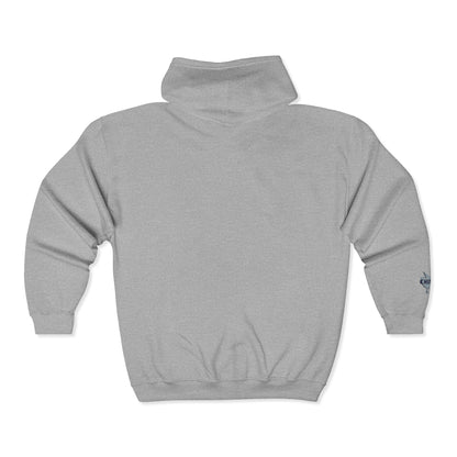 Chix 2026 Full-Zip Hoodie — embroidered dark logos on chest and wrist