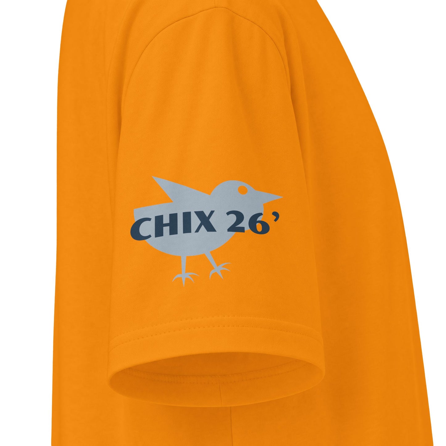 2026 Chix T-Shirt — dark logo on right arm and front