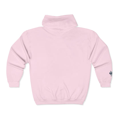 Chix 2026 Full-Zip Hoodie — embroidered dark logos on chest and wrist