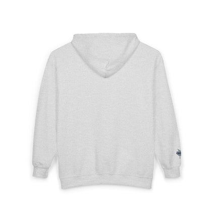 Chix 2026 Full-Zip Hoodie — embroidered dark logos on chest and wrist