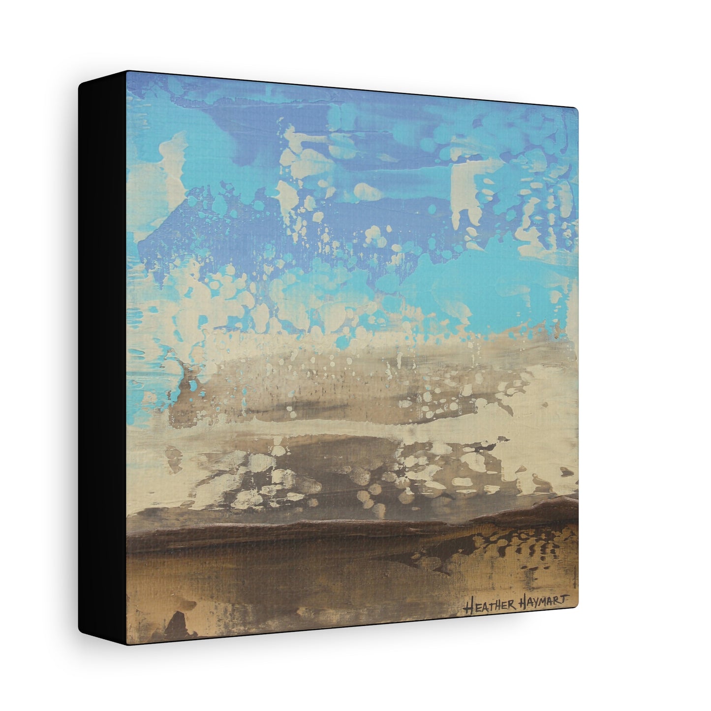 Be Like Water - Square Canvas Art Print