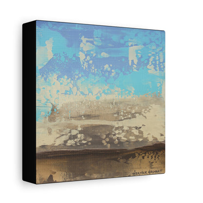 Be Like Water - Square Canvas Art Print