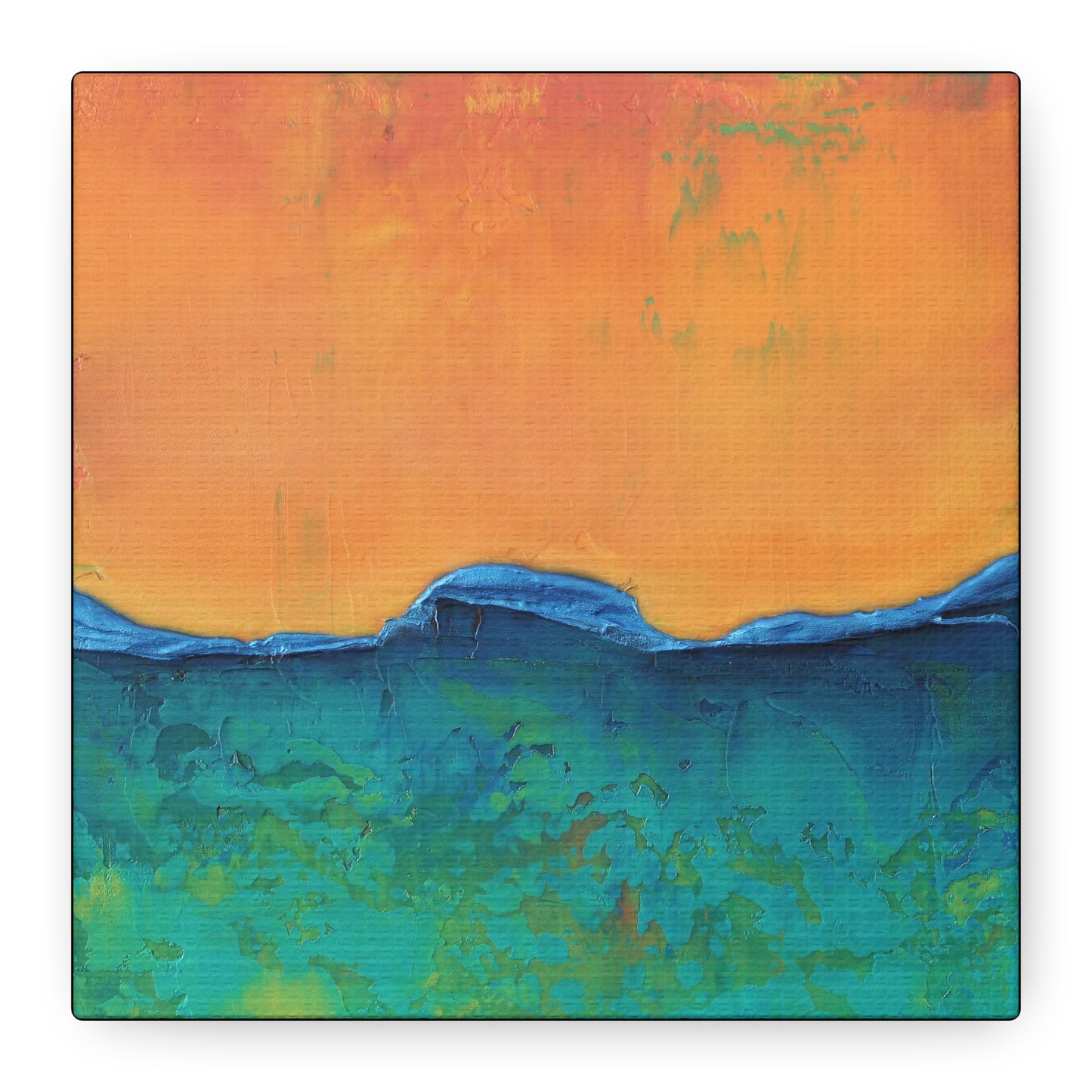 Wash Over - Square Canvas Art Print